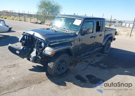 2023 Jeep Gladiator Willys Sport 4X4 z USA, uszkodzony, nr VIN 1C6HJTAG2PL526076